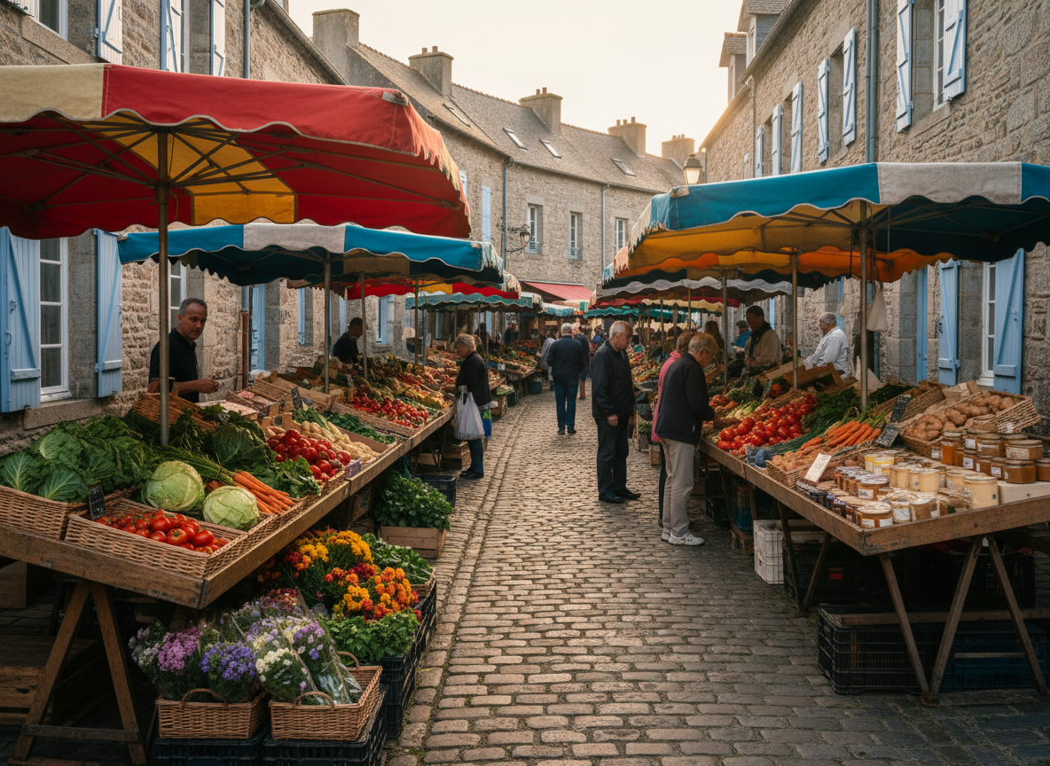 Marché de Le Palais à Belle-Île